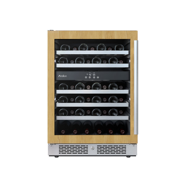 Avallon 23.81'' 45 Bottle Dual Zone Freestanding Wine Refrigerator